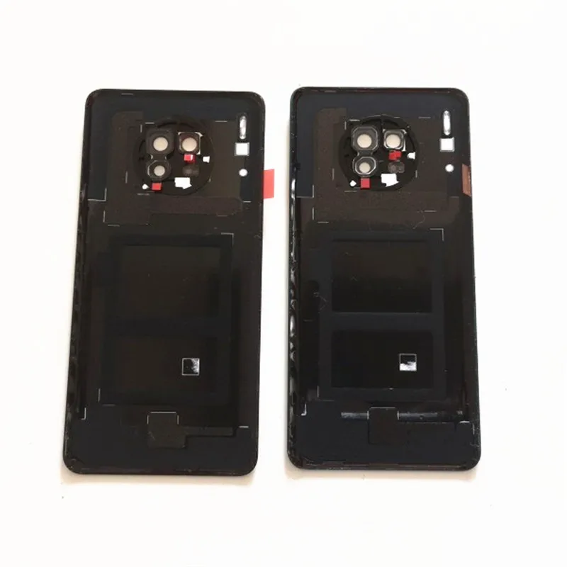 

Top Quality For Huawei Mate 30 Mate30 Glass Battery Cover Back Rear Cover Housing Shell Door Case With Camera Glass Lens