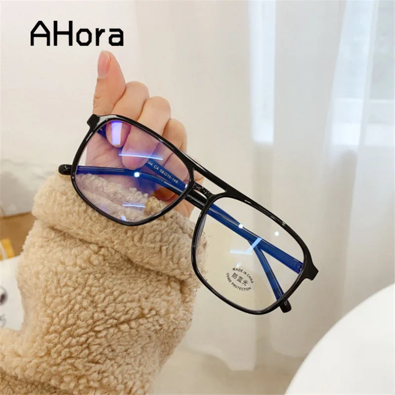 Мужские и женские очки для близорукости Ahora квадратные очки-авиаторы с оправой из