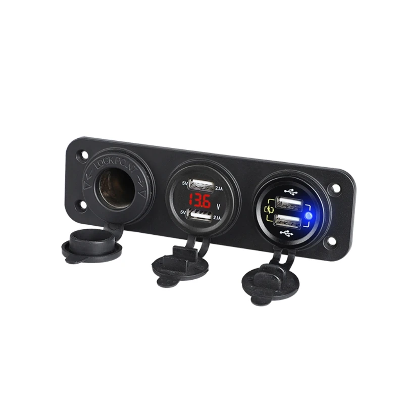 

Автомобильное зарядное устройство с USB-портом, 4 порта