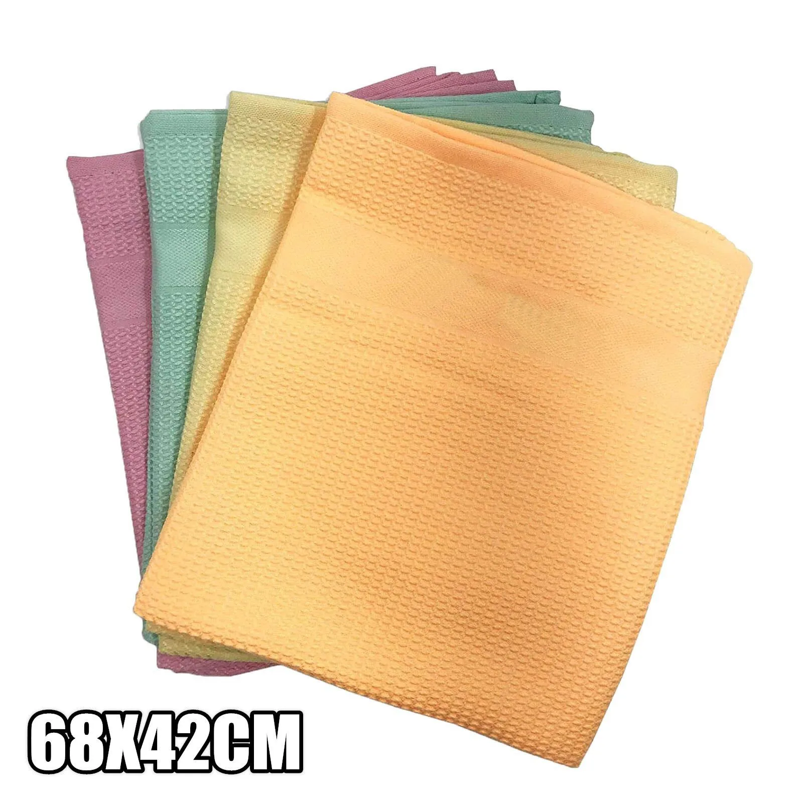 Комплект из 4 предметов чистящие салфетки микрофибры многоразовые Чистящая