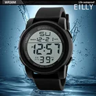 Модные мужские светодиодные наручные часы в стиле милитари с силиконовым ремешком