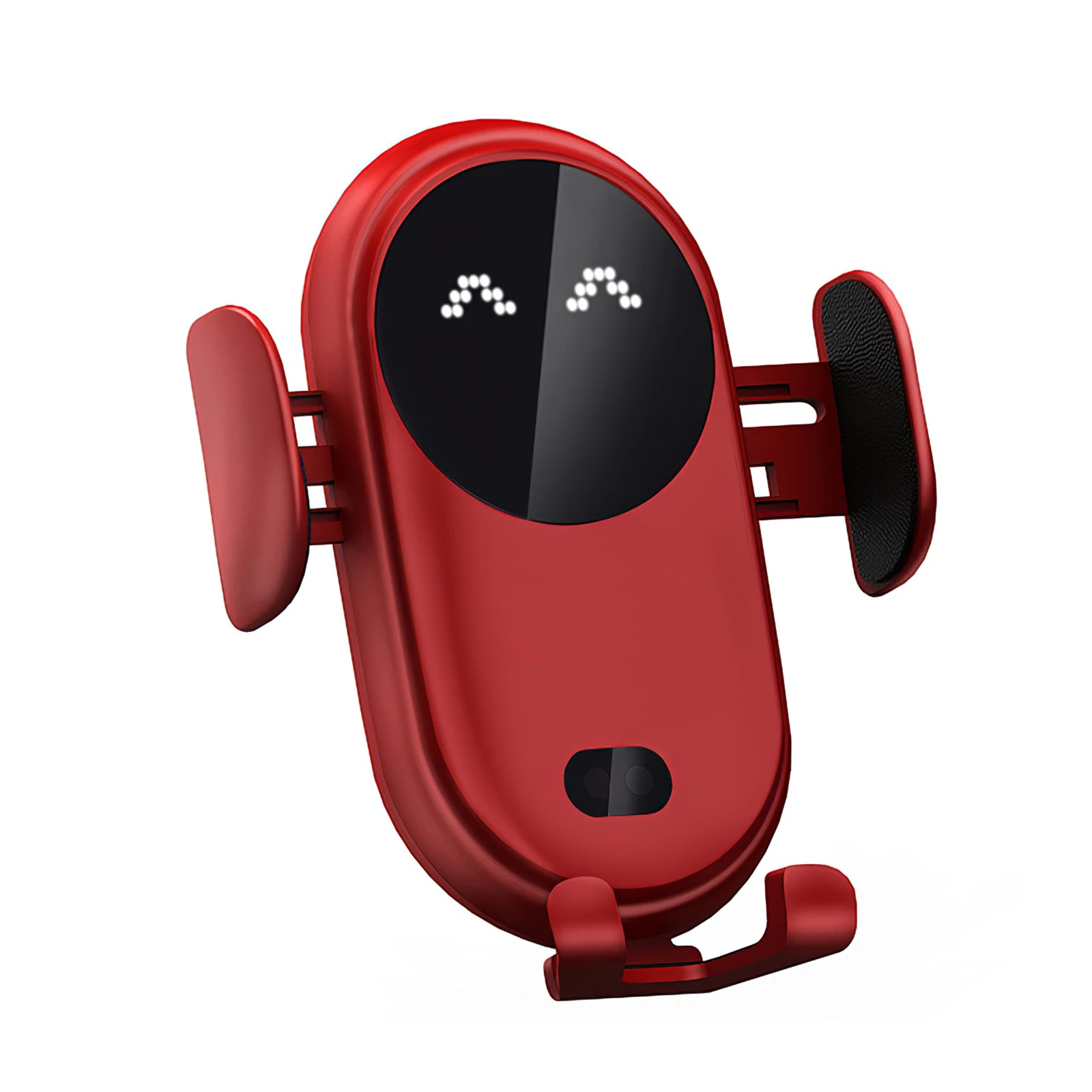 

Wireless Car Charger 10W Fast Charging Wireless Charger Infrared Sensing Charger with LED Lamp Rotatable Auto-clamping