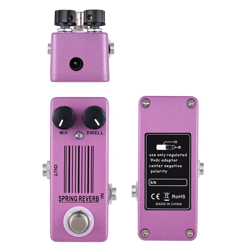 

MOSKY MP-51 Spring Reverb Mini Single Guitar Effect Pedal True Bypass Guitar Parts & Accessories