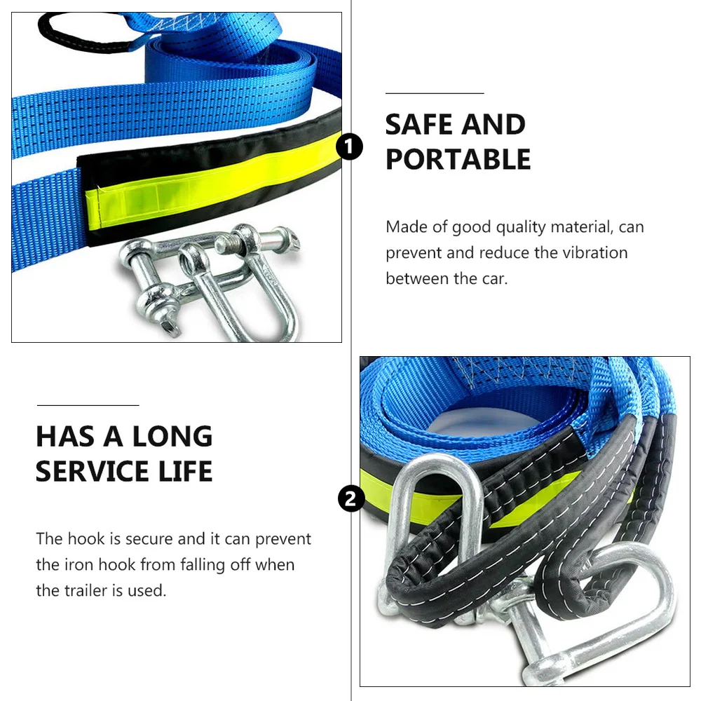 

1 Pc Pulling Rope Emergency Rope Tow Rope Practical Trailer Rope for Automobile