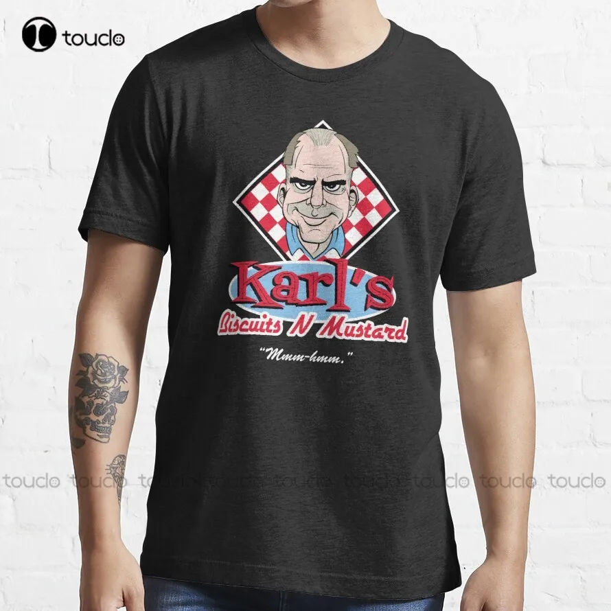 

Karl'S Biscuits 'N' Mustard T-Shirt School Shirts For Girls Custom Aldult Teen Unisex Digital Printing Tee Shirt Xs-5Xl Classic