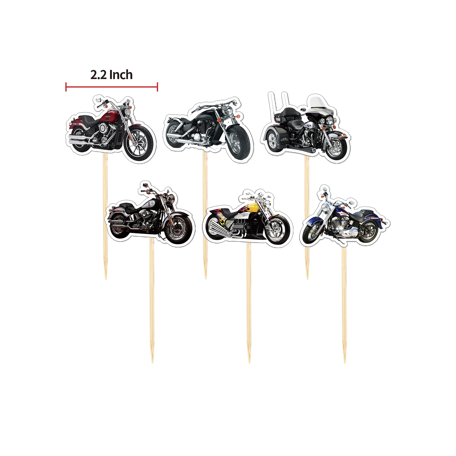Suministros de fiesta de cumplea&ntilde;os con tem&aacute;tica de motocicleta, globos de decoraci&oacute;n para pastel, pancarta de feliz cumplea&ntilde;os para ni&ntilde;os, decoraci&oacute;n de fiesta de cumplea&ntilde;os de moto-3