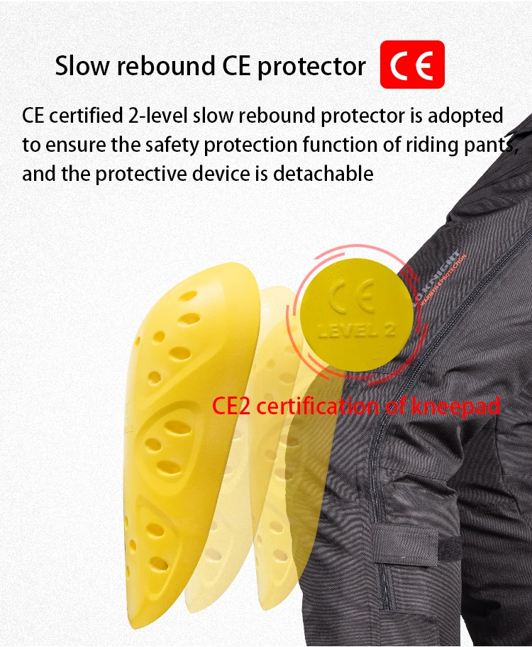 

2021 New Winter Waterproof Motorcycle Pants With Knee Pads Oxford Pantalon Moto Men Women Motorbike Long Pants Vaqueros Hombre