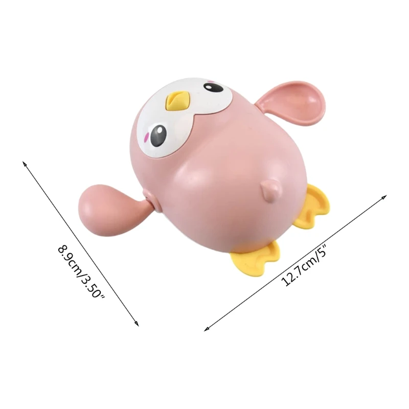 

Wind-up Toy Bathtub Clockwork Toy Penguin Interactive Water Playset Beach Toy Indoor Shower Floating Cute Baby 3m+ Gift H055