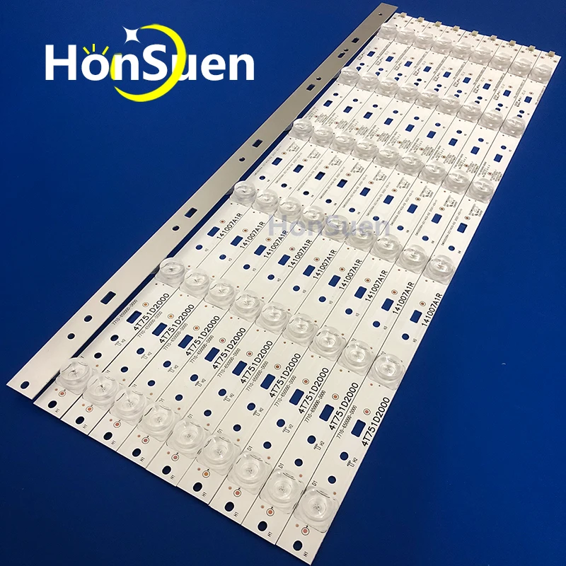 

10PCS led backlight For Skyworth 50E390E screen RDL500FY light bar 7710-650000-D000 CRH-A50353506014/ANREV1.3 1set=10pcs 49.2cm