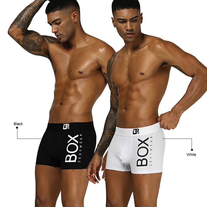 4pc/lot Boxershorts Men Boxers Male Underwear Man Panties Cotton Soft Short Boxer Mesh Mens  Plus Size OR212