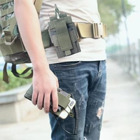 tactical phone molle pouch travel camping phone holster army military small waist pack outdoor sports running cellphone holder