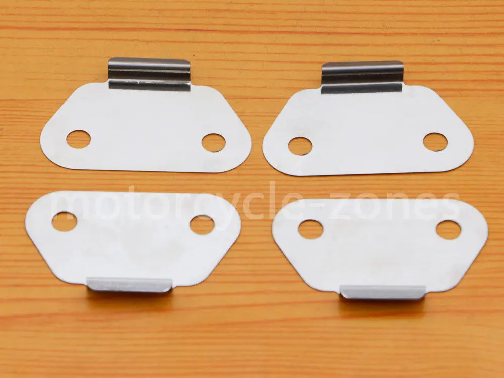 4 шт. Notorcycle Saddlebag Lid Wear Strike Plates Kits для Harley Touring Electra Street Glide Road King 1993 2013|Накладки и