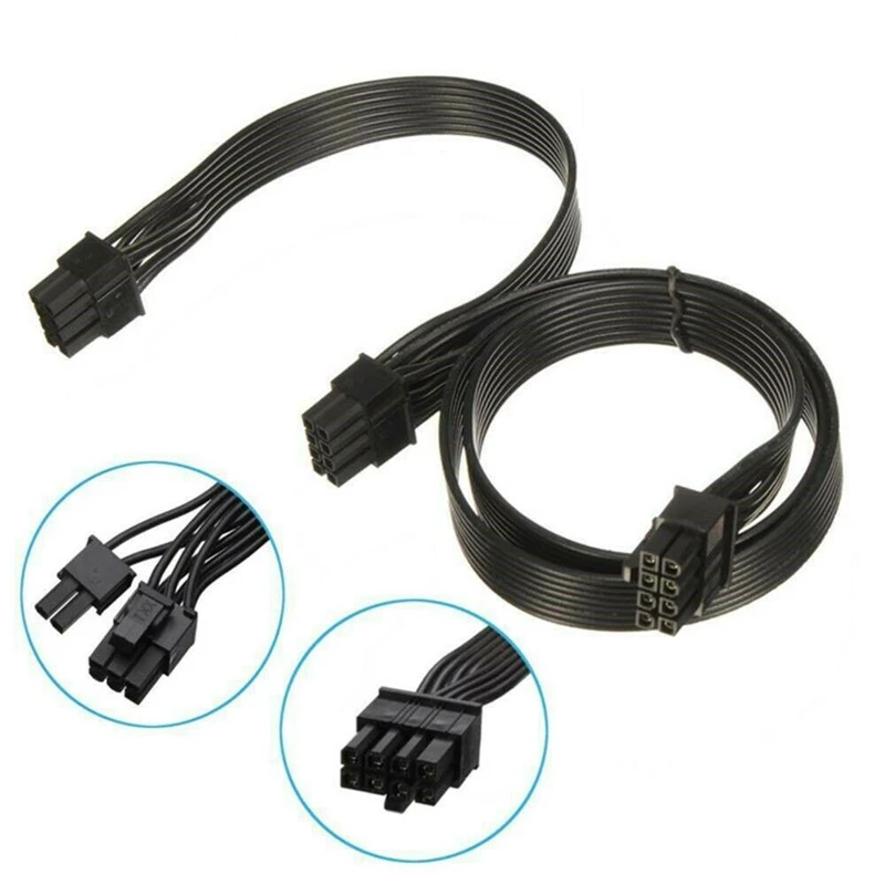 Блок питания ATX Процессор 8 контактный разъем для Dual PIN (6 + 2) Pin PCIE VGA Питание кабель