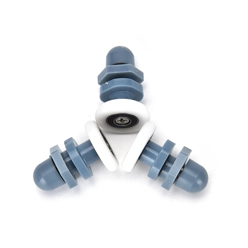 

25mm Diameter Sliding Door Rollers Bearing Plastic Pulley Runner Wheel glass For Shower Cabin Room