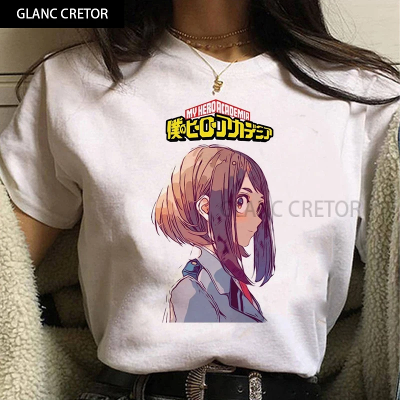 

Women T-shirt Tops Kawaii My Hero Academia Tshirt Fitted Soft Anime Manga Tee Shirt Clothes Fashion Ullzang Kawaii Tees