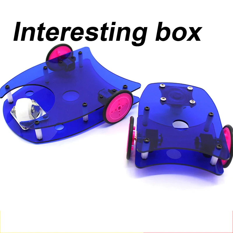 Интеллектуальное автомобильное шасси r3w5 робот Интеллектуальный DIY два привода N20