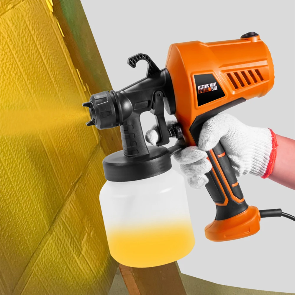 

Portable Electric Sprayer Gun 500W Home Electric Paint Sprayer Detachable Airbrush Paint Spraying Tool with 800ml for Beginner