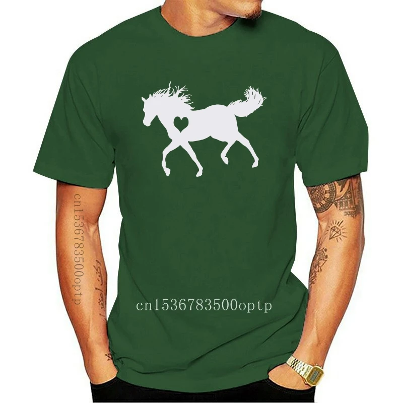 

New Horse T-Shirt S M L 1-3Xl Mens Womens Cute Horse Gift Pet Lover Blue Navy Printing Tee Shirt