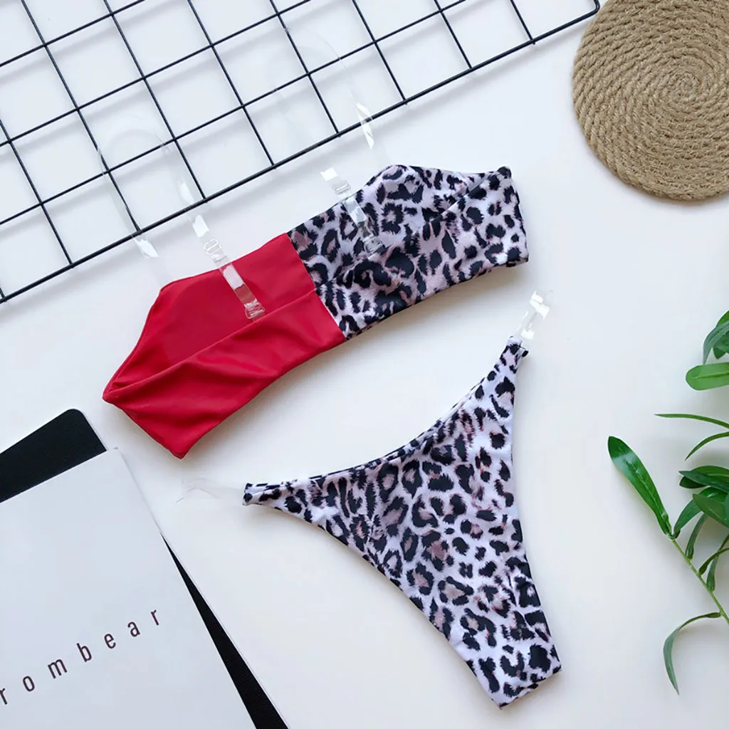 Женский купальник бикини Цельный цельный бюстгальтер пляжная одежда женский