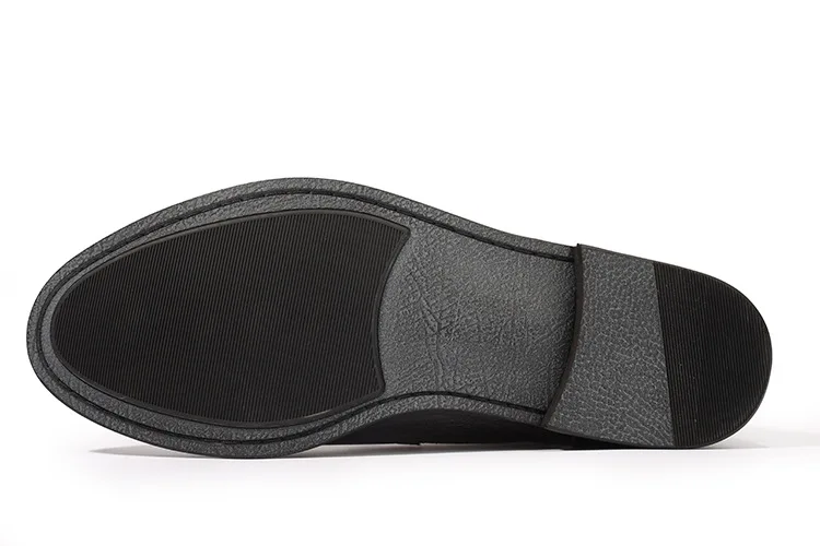 

New Black Brown Men Vintage Boots Genuine Leather Shoes Men Popular Comfy Winter Men Shoes Lace Up Martin Boots Durable Outsole