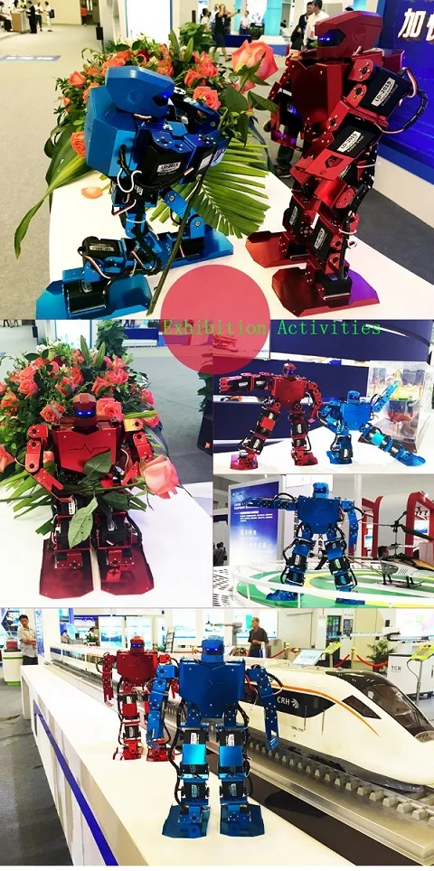 16DOF Robo-Soul H3s Biped Robtic двуногий человеческий робот комплект в алюминиевой раме с капюшоном на шлем