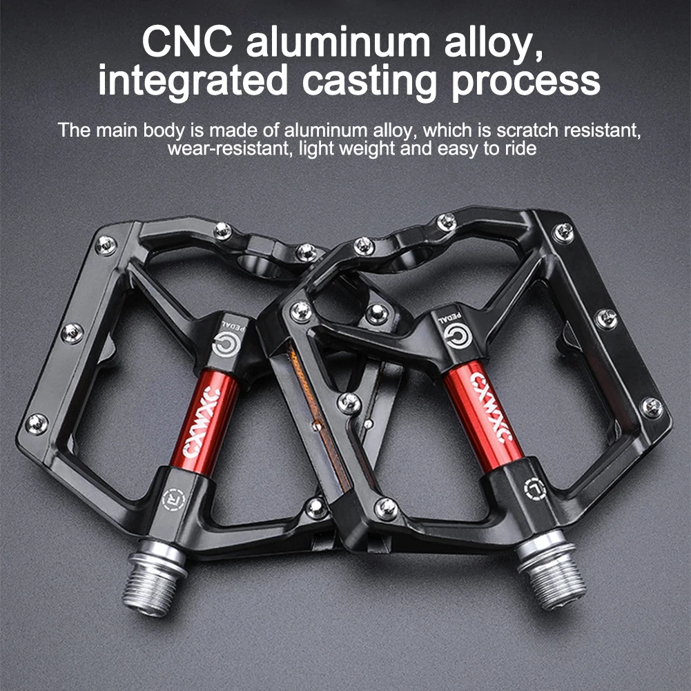 1 пара Алюминий сплава прочная с светоотражающая полоска Эргономичный велосипед