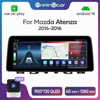 12 3 inch for mazda atenza 2014 2016 android 10 car radio stereo receiver auto video player multimedia navigation gps no dvd 4g