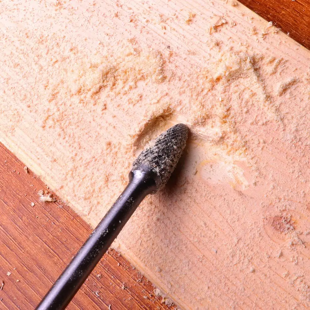 Горячая продажа 1 шт. 1/4 &quotхвостовик двойной резки роторных файлов Резак карбида