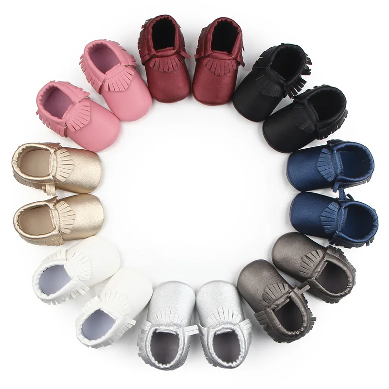 

Fashion Leather Tassel Soft Sole Baby Shoes Toddler Infant Baby Boys Girls Shoes For Newborns Baby Moccasins Crib Shoes F137
