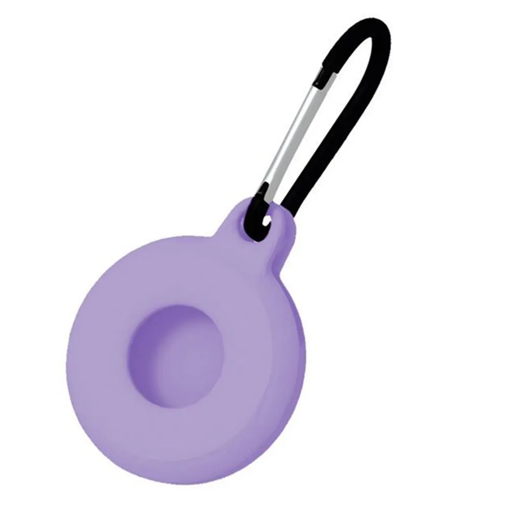 

6 Colors Optional Washable Anti-Scratched Silicone Protective Sleeve Cover Keychain Case Protecor For Apple AirTag Tracker