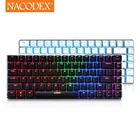 Механическая клавиатура Nacodex Ajazz AK33, 82 клавиши, RGB подсветка, защита от фиктивных нажатий, портативная Проводная игровая клавиатура для ПК, геймера, Win