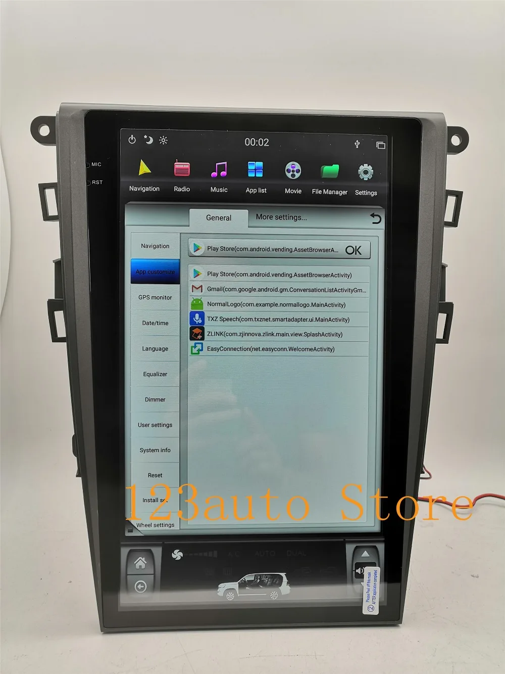 13,6 ''вертикальный экран Tesla стиль Android 8,1 автомобильный DVD gps PX6 NAVI для Ford Mondeo Fusion MK5 2013