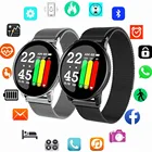 W8 Bluetooth Смарт-часы круглые спортивные Смарт-часы браслет водонепроницаемые мужские женские фитнес-трекер наручные часы для Android IOS