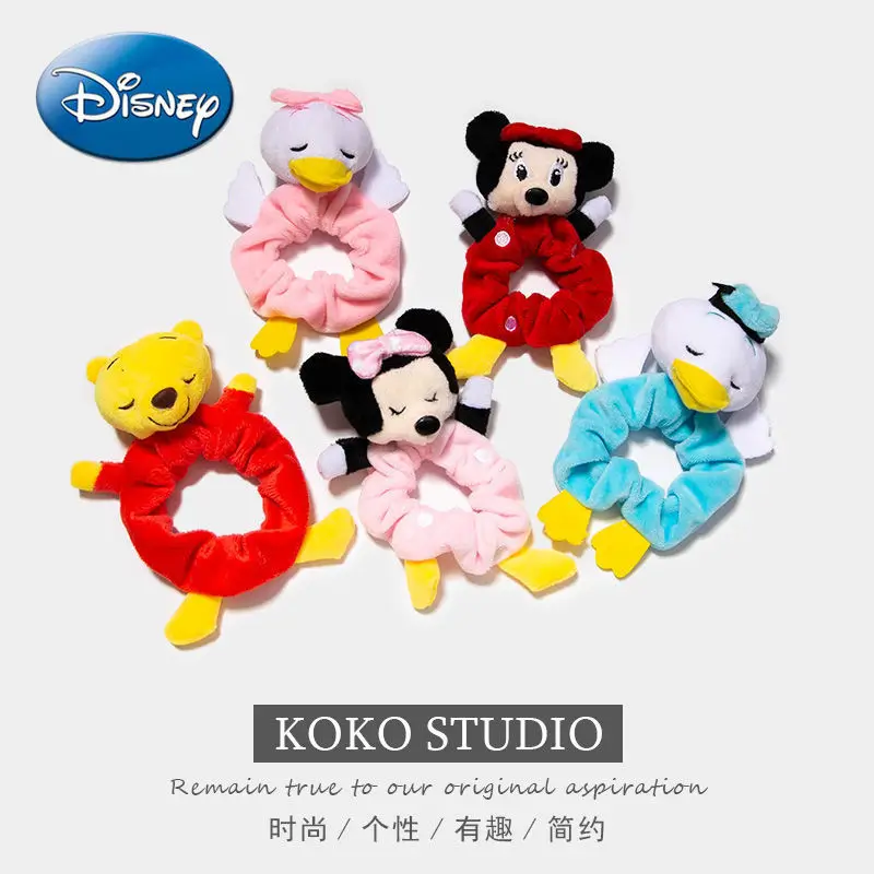 

Disney Mickey Mouse Minnie Sweet Cartoon Hair Accessories Head Rope Hair Tie Hair Rope Headdress
