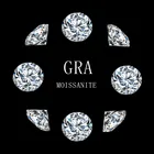 Новое поступление, VVS1 Алмазный тест, отличная оценка Бриллиант круглой огранки, свободные Moissanite D Color Promise Gemstone Beads для колец