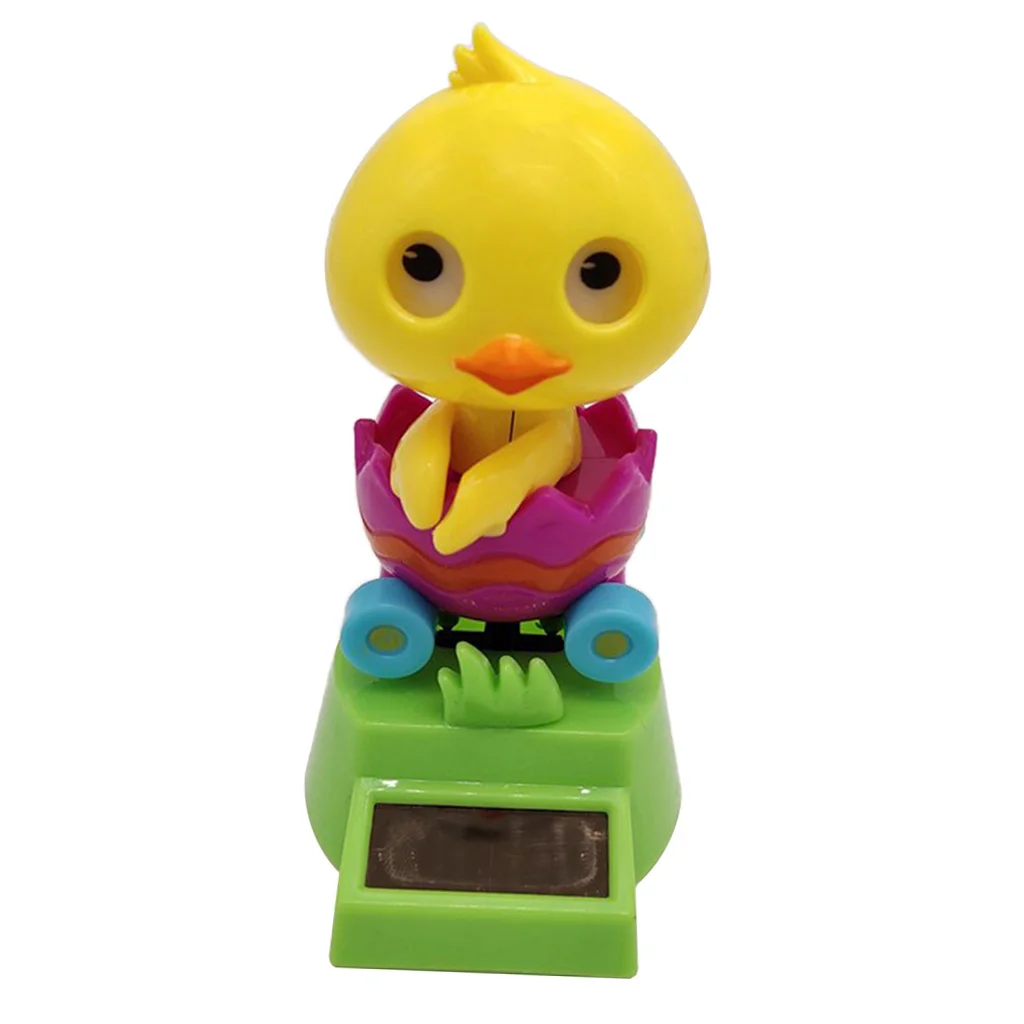 

Duck Figure Solar Wobble Figure Solar Powered Toy House Table Decoration
