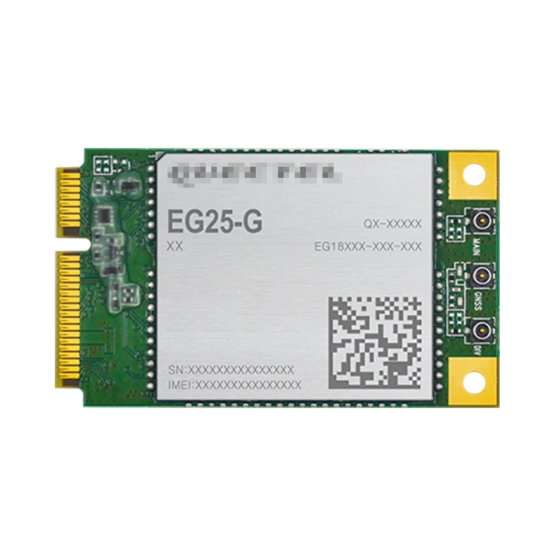 

EG25-G EG25 Mini Pcie CAT4 Module for Global band with sim card slot 4G FDD-LTE/TDD-LTD B1/B2/B3/B4/B5/B7/B8/B12/B13/B18/B19