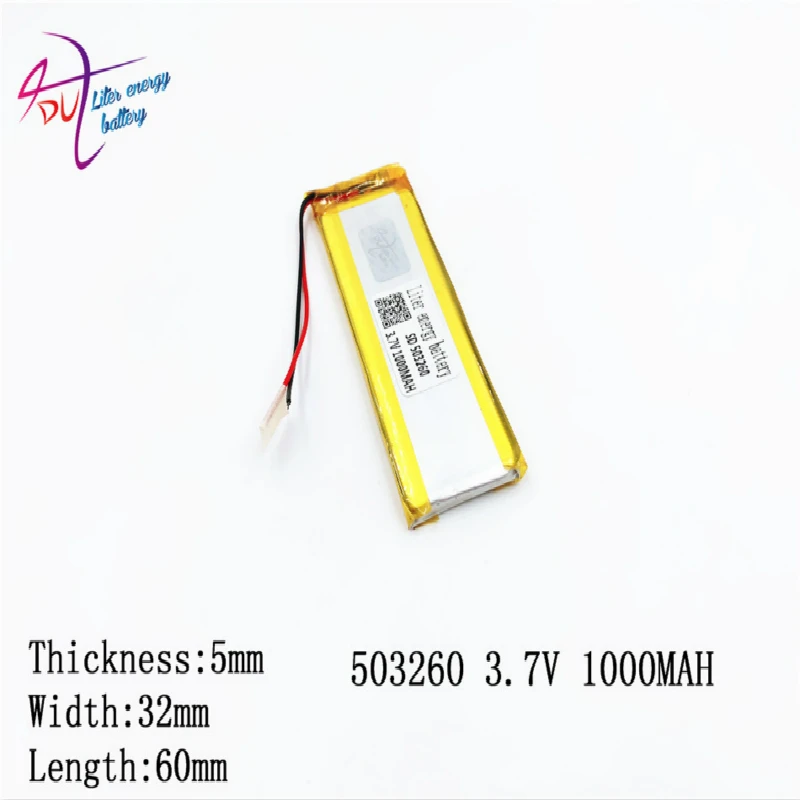 503260 503060 л энергии 3 7 В полимерный литиевый аккумулятор MP4 MP5 1000 мАч игровой автомат