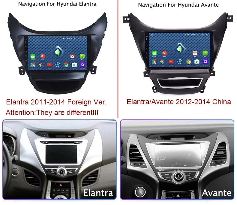 4G Lte All Netcom 9 дюймов Wanqi 1 автомобильный DVD GPS-навигатор для Hyundai Elantra 2011-2014 Корейская
