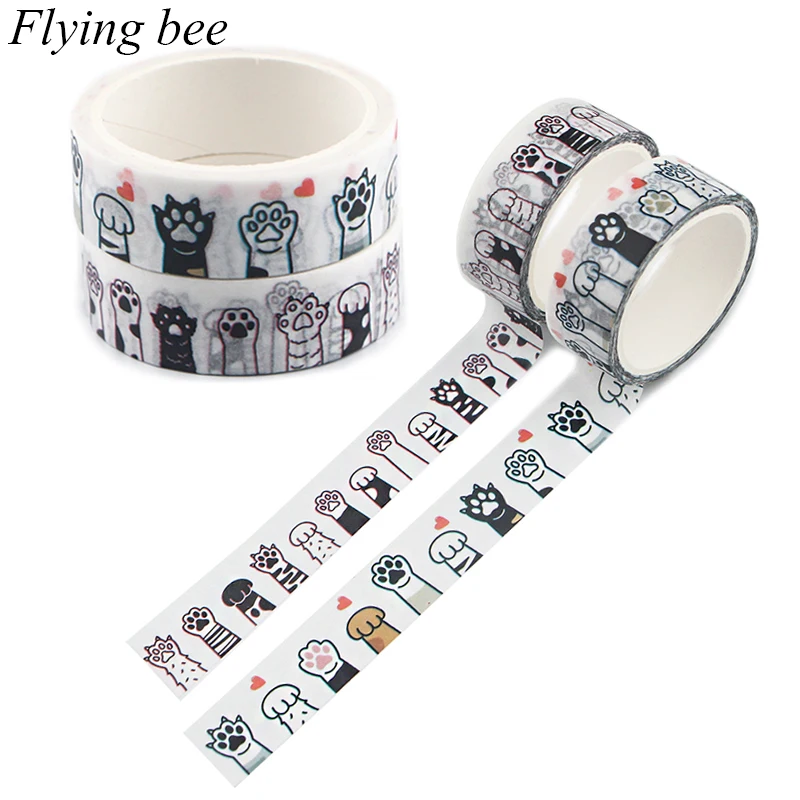 Flyingbee клейкая лента для скрапбукинга 15 мм x 5 м|Офисный скотч| |