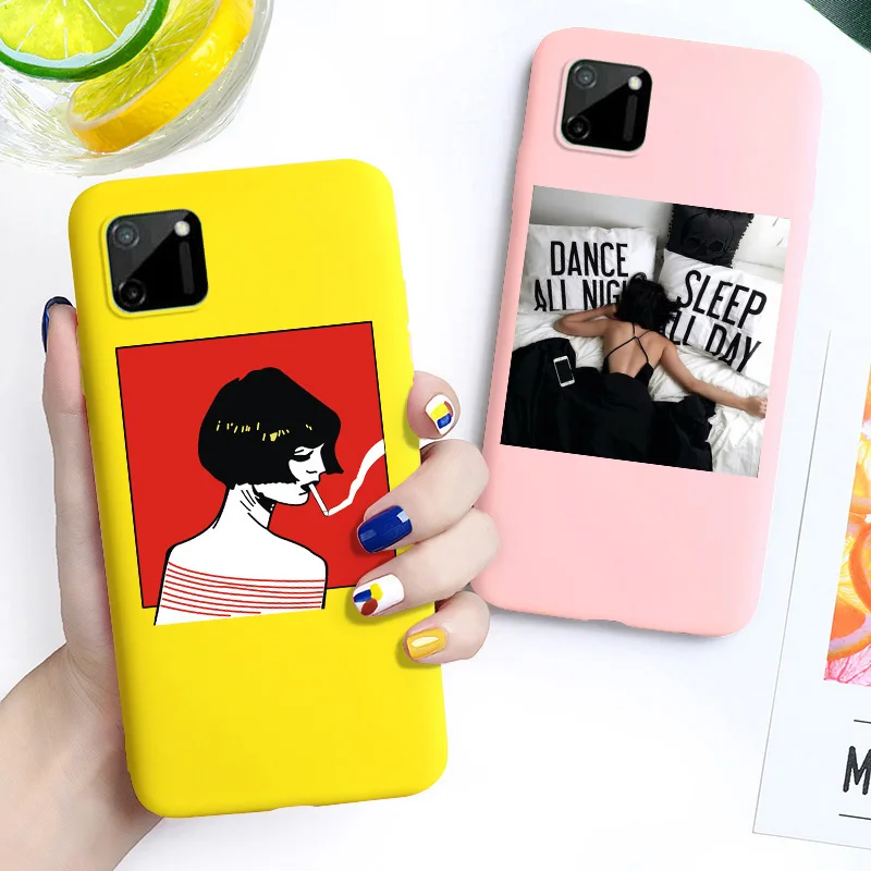 

Realme 6 5 Pro Cases Silicon Funny Girl Case For Oppo A9 A5 A31 2020 X50 X2 X Lite C2 C11 Reno 3 4 10X ZOOM A3s A5s Ace Z Covers