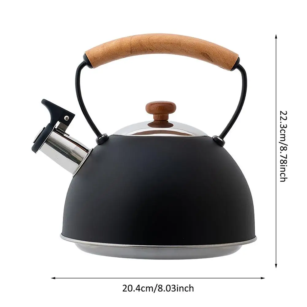 

Whistling Kettle 2.5L Stainless Steel Whistle Tea Kettle Water Bottle Tea Pot Kitchenware For Gas Stove Induction Cooker