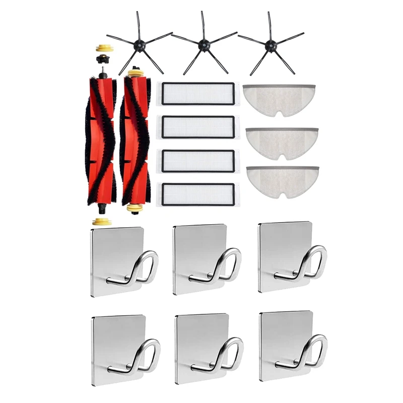 

Запасные части для Xiaomi Roborock Mijia, 12 упаковок, с крючками из нержавеющей стали