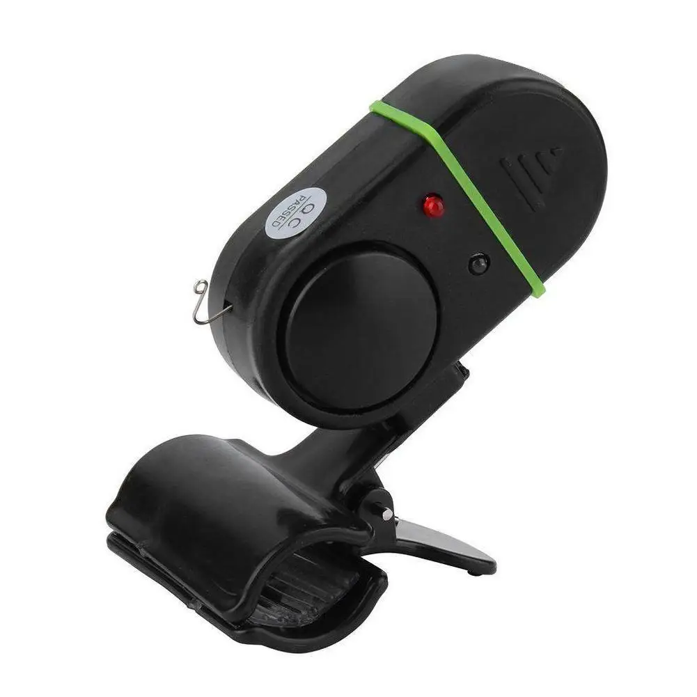 

Battery Powered Sound-light Fishing Bait Alarm Waterproof Bell Fishing Fishing Night Alarm Clip For Daytime Electronic Z2E0