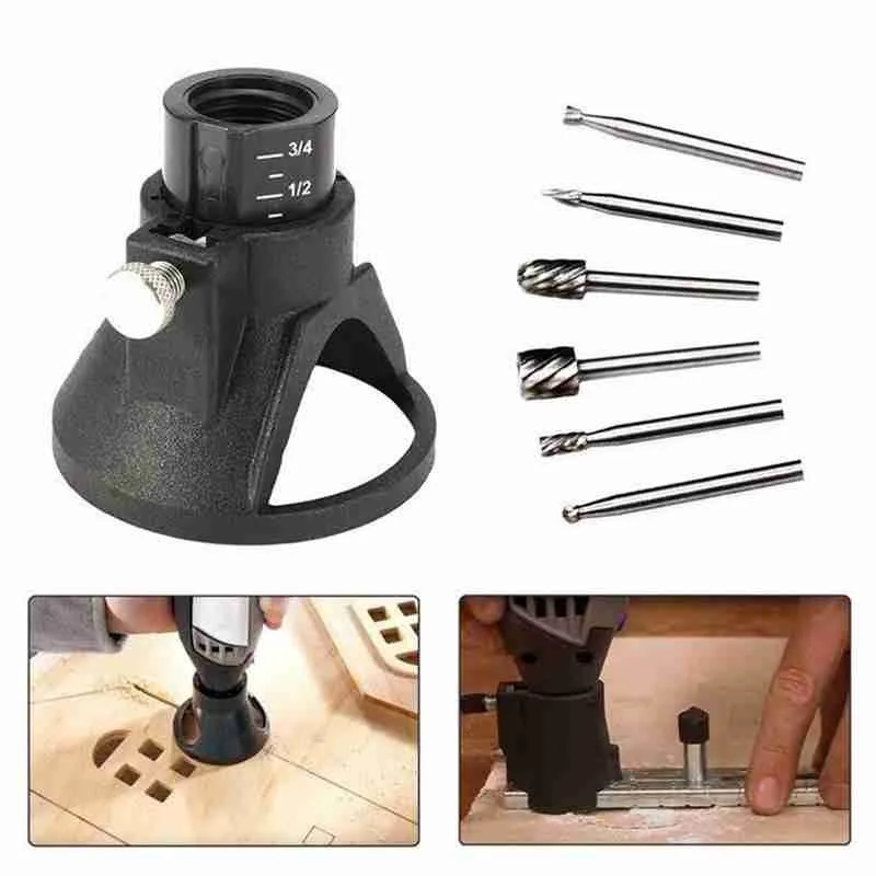 7 шт. Dremel мульти инструмент cnc Router набор сверл рог аксессуары для Электрические