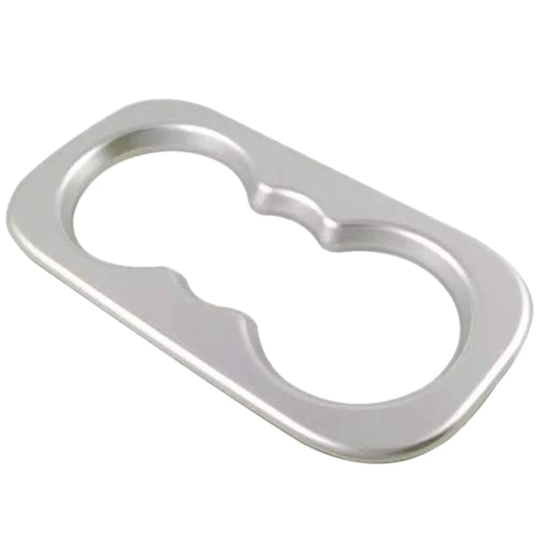 Авто аксессуары хром матовый задний центральный рамка держателя стакана воды