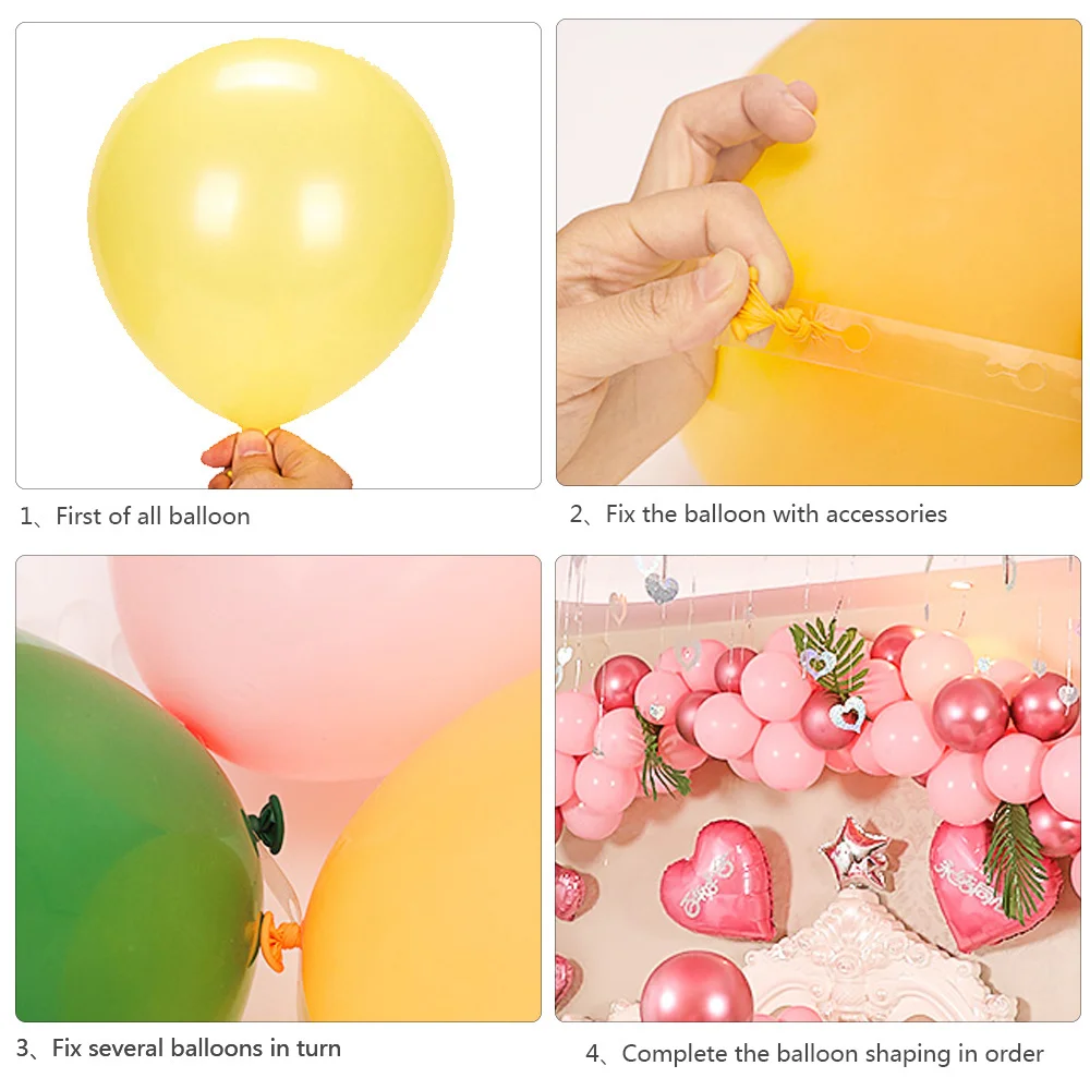 

127pcs/set Birthday Party Decorations Gift Baby Shower Home Decor Craft Supplies Mariage Macarone White Aluminum Latex Balloon