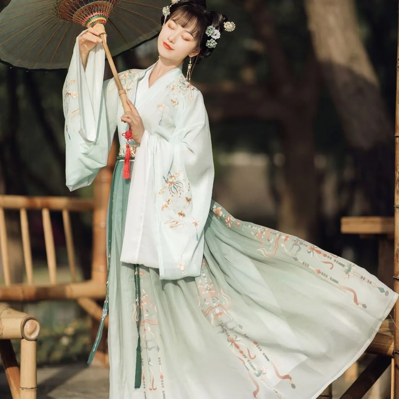 Женские китайские танцевальные костюмы династии ханьфу традиционное китайское