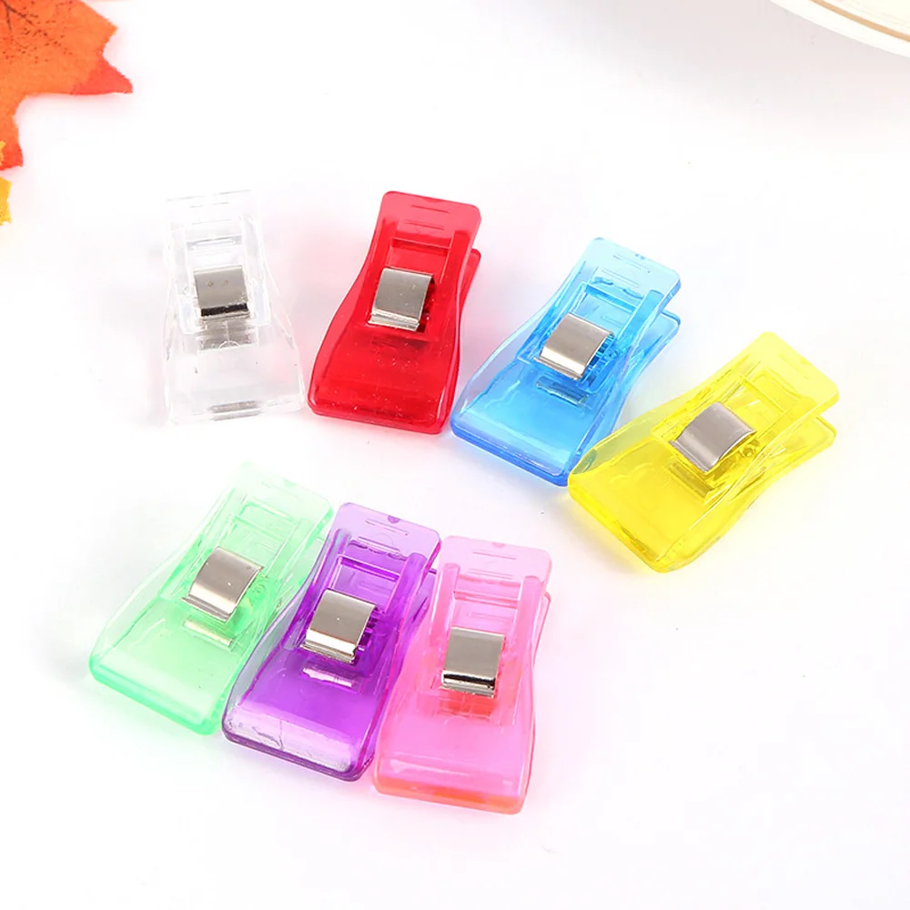 20 шт. тканевые зажимы для шитья дома и офиса пластиковые держатели лоскутов