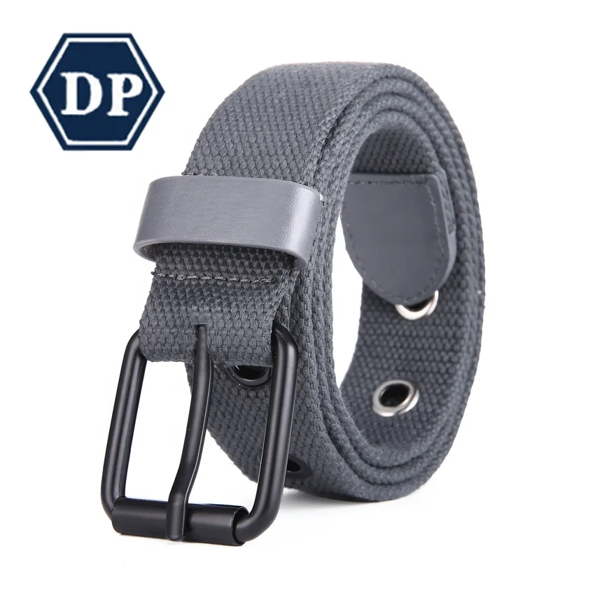 

Popular Knit Fabric Belt Leisure Woven Braided Belt Canvas Webbing belt